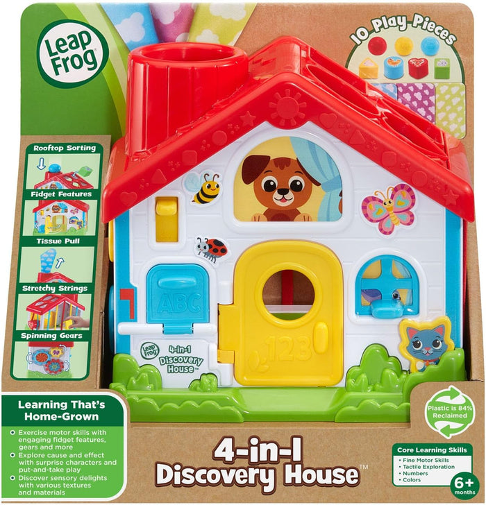 LeapFrog 4 In 1 Discovery House Non Electronic Learning Toy