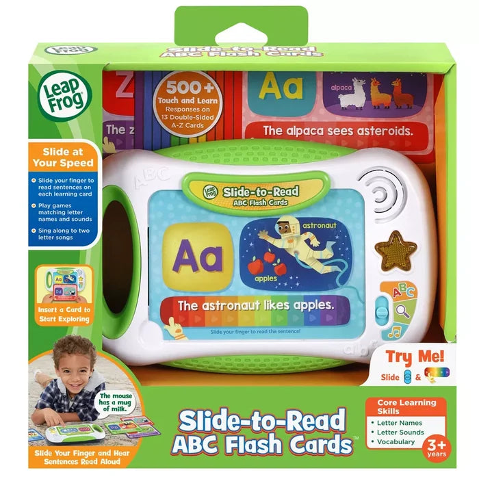 LeapFrog Slide To Read Abc Flash Cards