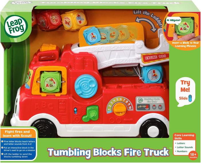 LeapFrog Tumbling Blocks Fire Truck (Red)