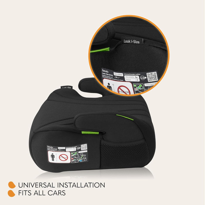 Lionelo Luuk i-Size Child Safety Car Seat (Black)