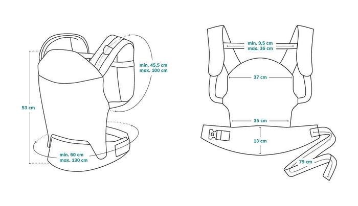 Lionelo Margareet Wave Baby Carrier