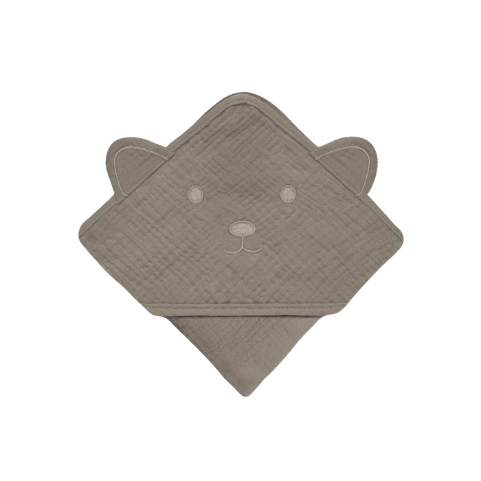 Lionelo Muslin Hooded Towel (Beige Cappuccino)