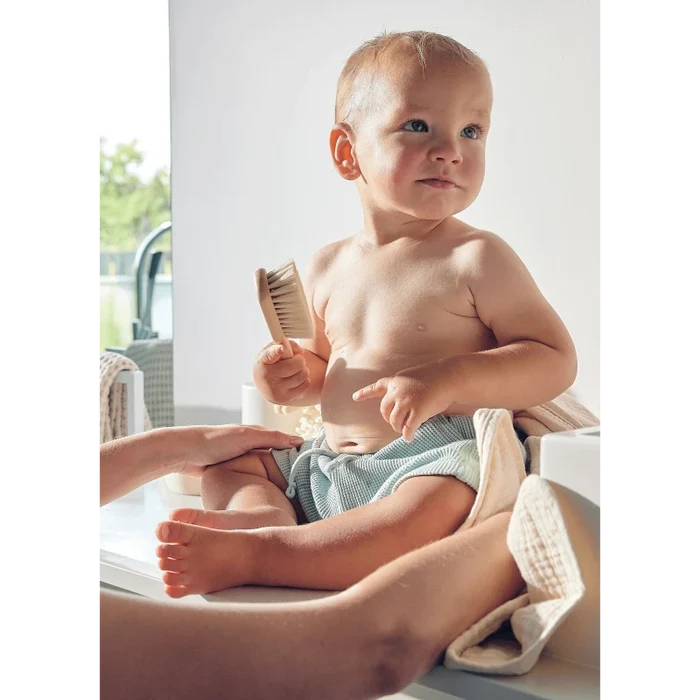Lionelo Muslin Hooded Towel (Beige Cappuccino)