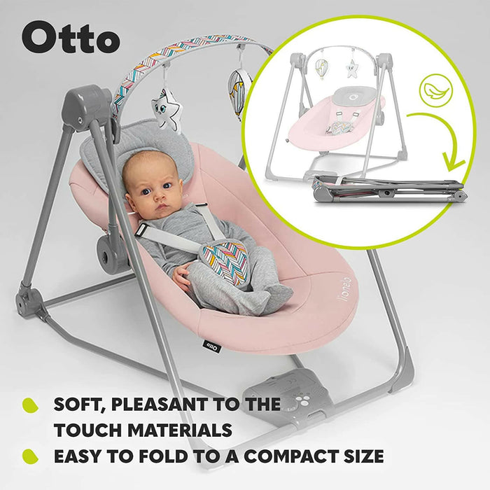 Lionelo Otto Swinging Chair Cozy Grey.