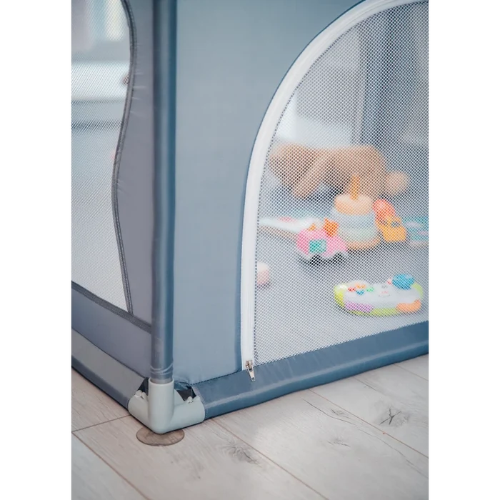 Lionelo Willow Baby Playpen (Grey Concrete)