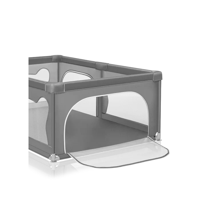Lionelo Willow Baby Playpen (Grey Concrete)