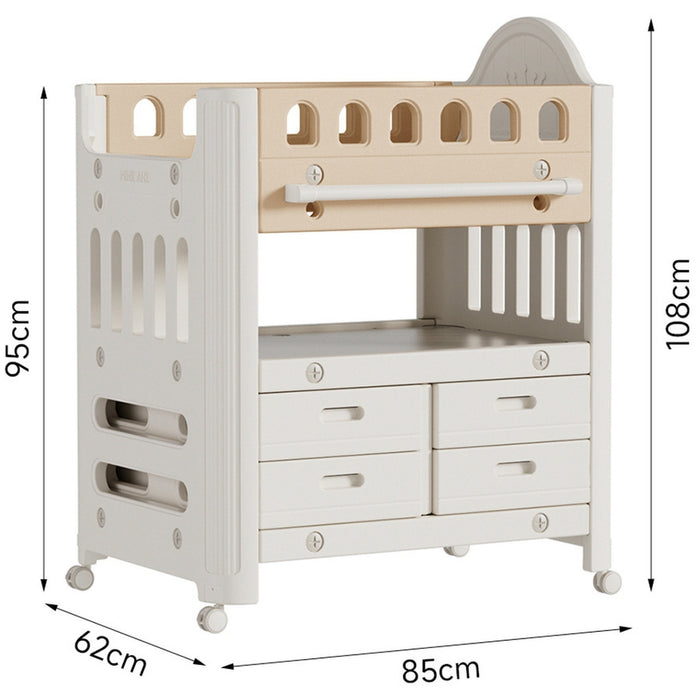 Little Angel Baby Diaper Table + 4 Drawers