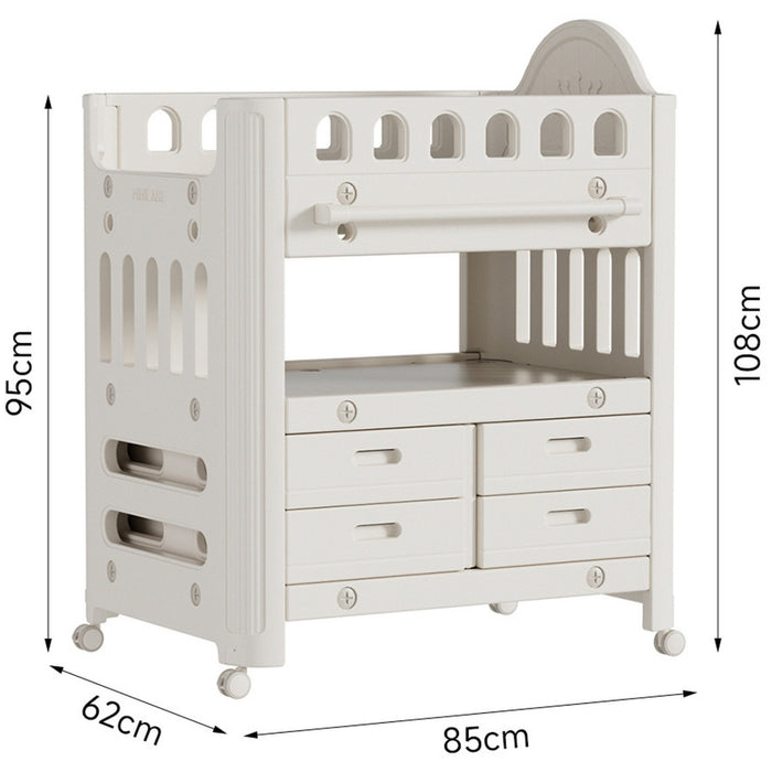 Little Angel Baby Diaper Table + 4 Drawers