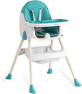 Little Angel Baby High Chair With Tray & Storage Basket (Blue)
