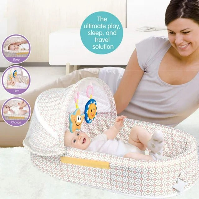 Little Angel Baby Nest Bed With Mosquito Net