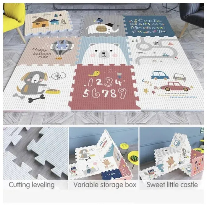 Little Angel Baby Reversible Puzzle Playmat ( 174 CM X 174 CM X 2 CM )