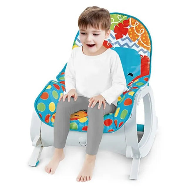 Little Angel Baby Rocker Chair With Feeding Tray And Toy Bar