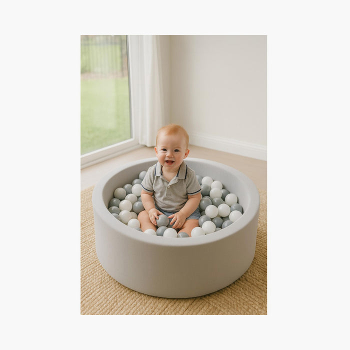 Little Angel Ball Pit Round - 200 Balls (Grey)