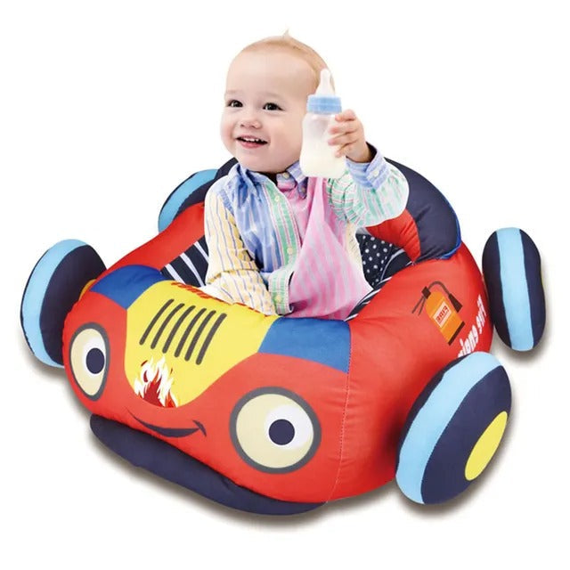 Little Angel Car Theme Baby Sofa Car Seat