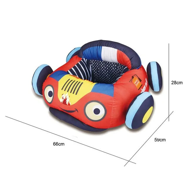 Little Angel Car Theme Baby Sofa Car Seat