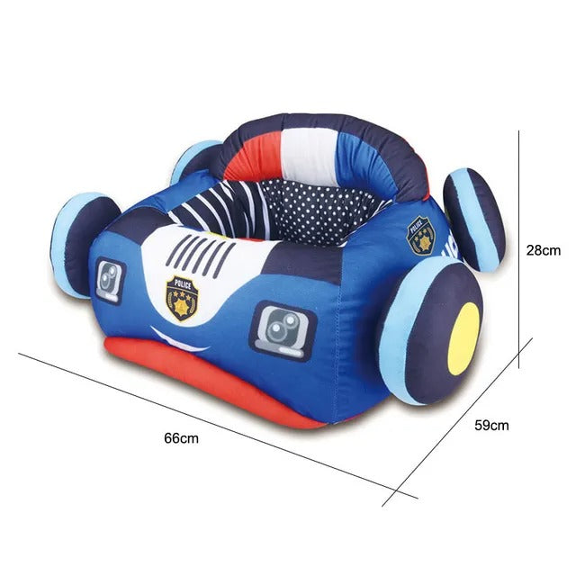 Little Angel Car Theme Baby Sofa Car Seat