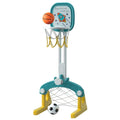 Little Angel Kids Basketball, Football and Golf Playset (Green)