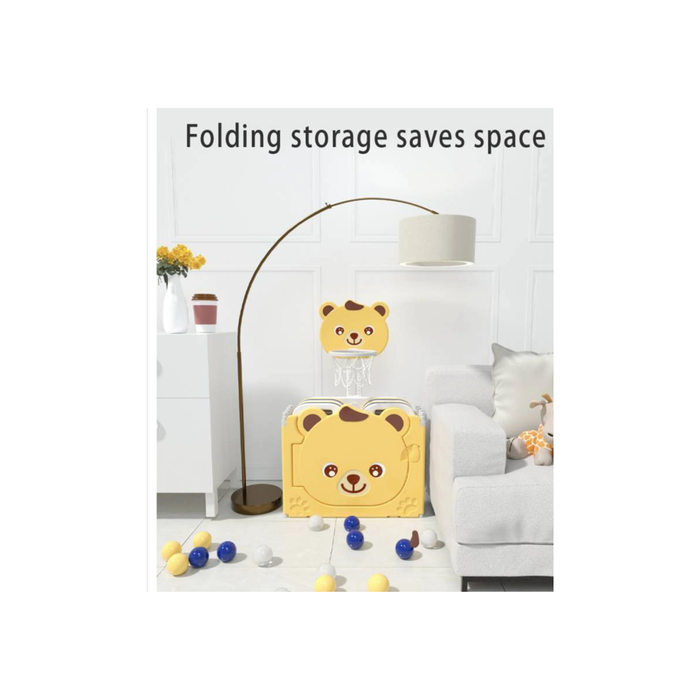 Little Angel Kids Playpen (163.2 x 163.4 x 65 cm , Yellow)