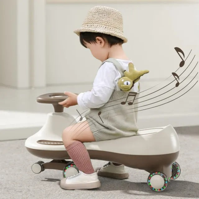 Little Angel Kids Swing Ride On Car With Steering Wheels