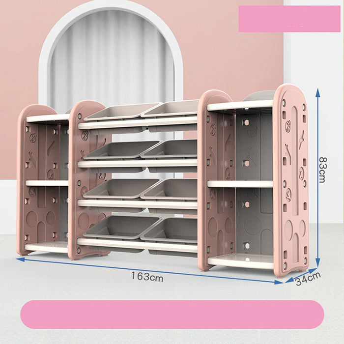 Little Angel Kids Toys Storage Multipurpose Rack (Pink)