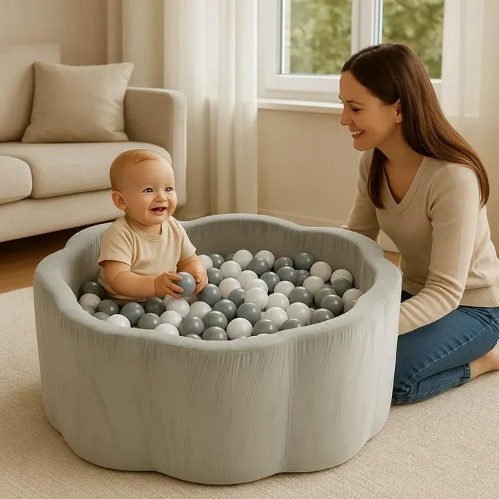 Little Angel Soft Foam Ball Pit Baby Playpen & Ball Pool – 200 Balls