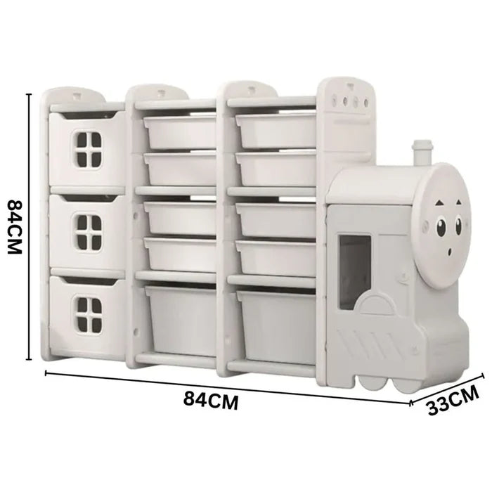 Little Angel Toys Organizers & Multi Storage Rack – White.