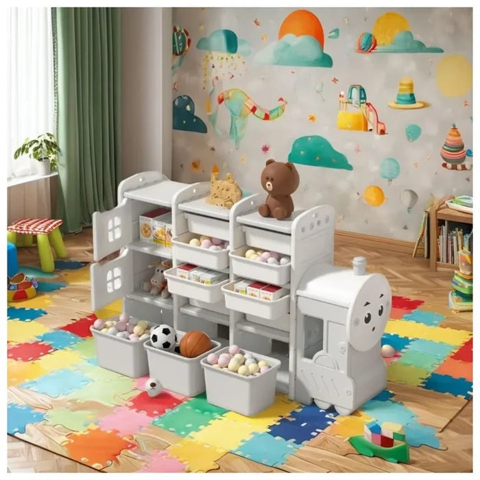 Little Angel Toys Organizers & Multi Storage Rack – White.