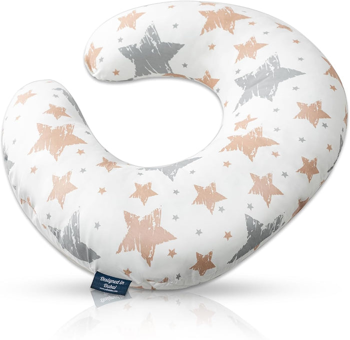 Little Story Baby Nursing and Feeding Pillow (Stars, 0-9 Months)