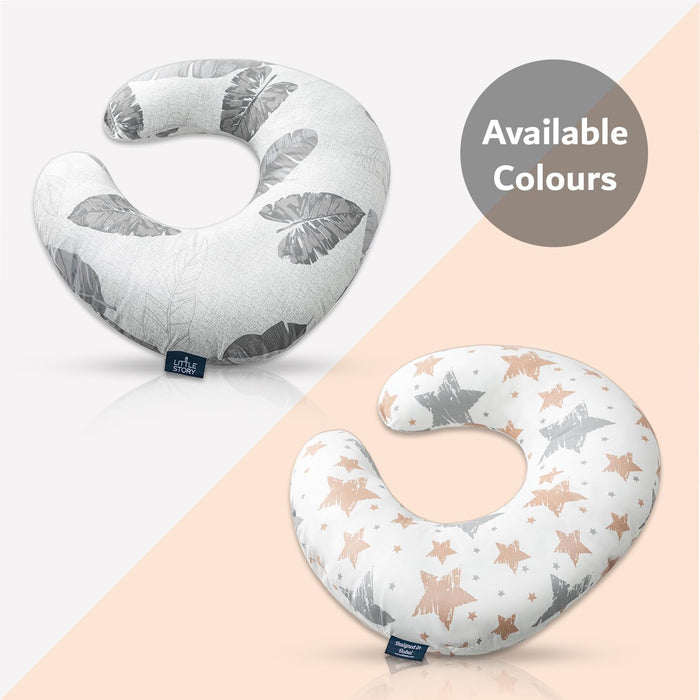 Little Story Baby Nursing and Feeding Pillow (Stars, 0-9 Months)