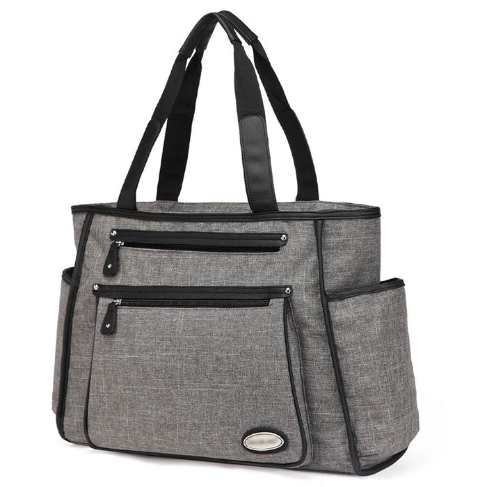 Little Story Betty Diaper Bag (Grey)