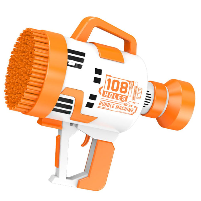 Little Story Bubble Machine Battery Operated Gun With Light/Bubble Maker (108 Holes)