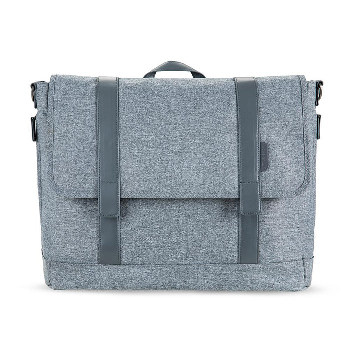Little Story Dad's Diaper Bag With Changing Mat & Stroller Straps (Grey)