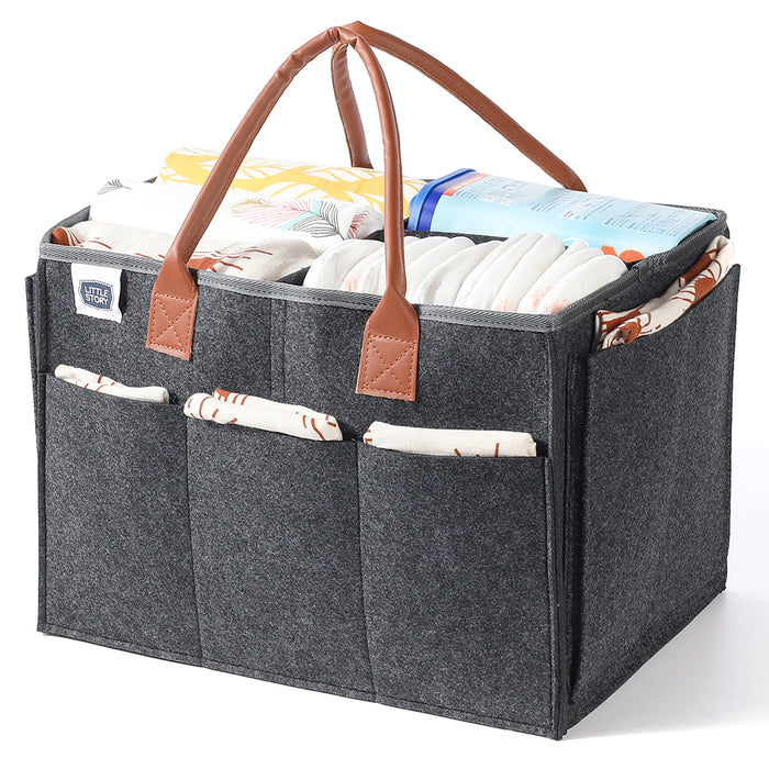 Little Story Diaper Caddy + Travel Pouch (Large)