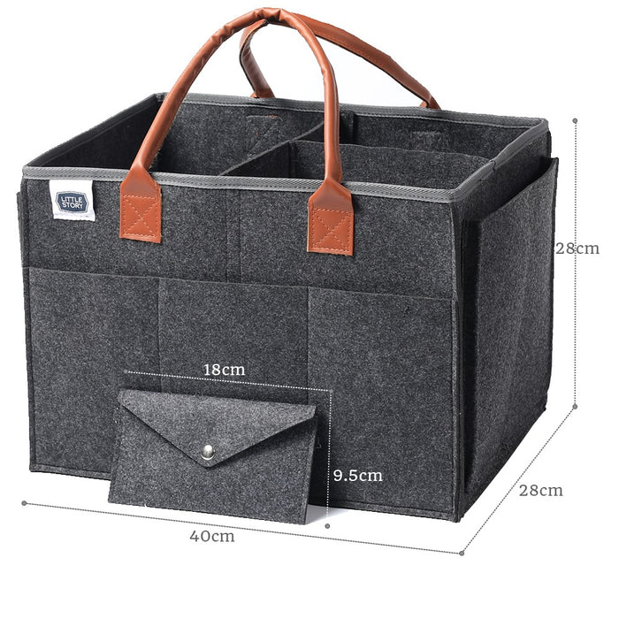 Little Story Diaper Caddy + Travel Pouch (Large)