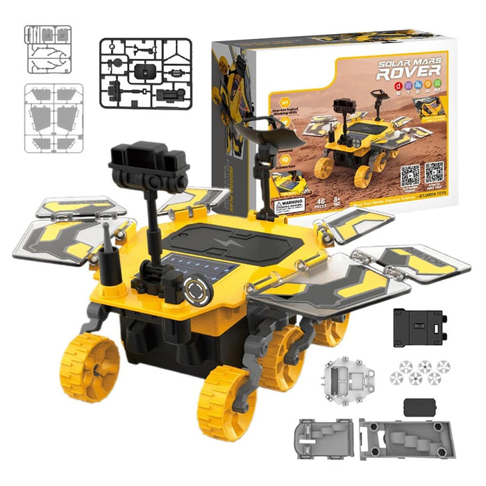 Little Story DIY Solar Mars Exploration Rover Stem Series (46 Pcs, Yellow)