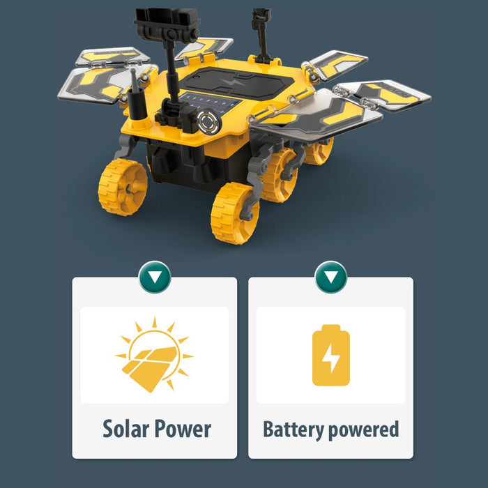 Little Story DIY Solar Mars Exploration Rover Stem Series (46 Pcs, Yellow)