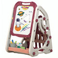 Little Story Double Sided Multifunctional Magnetic Drawing/Learning Board wt Book Shelf
