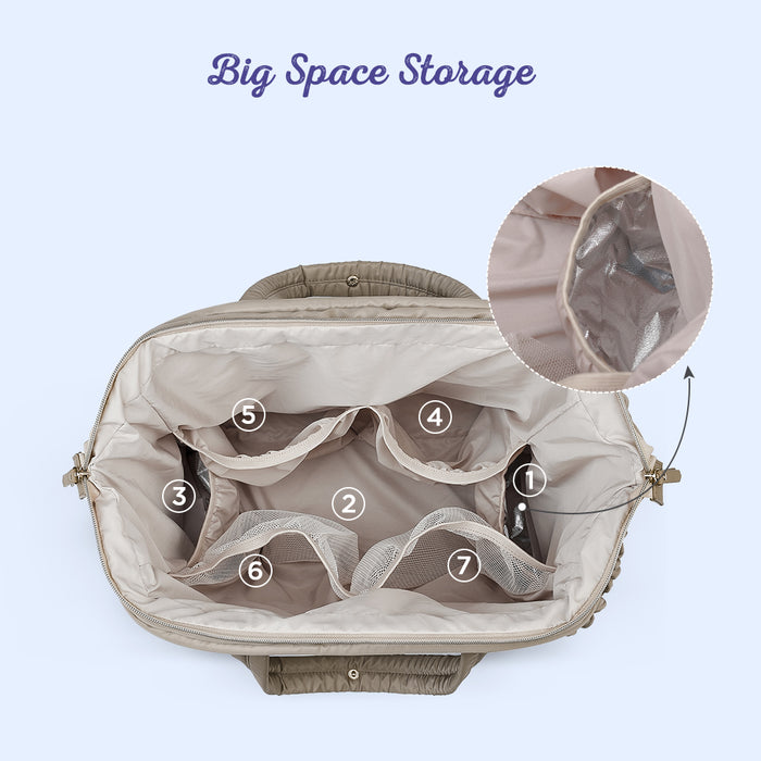 Little Story Elva Diaper Bag with Stroller Straps