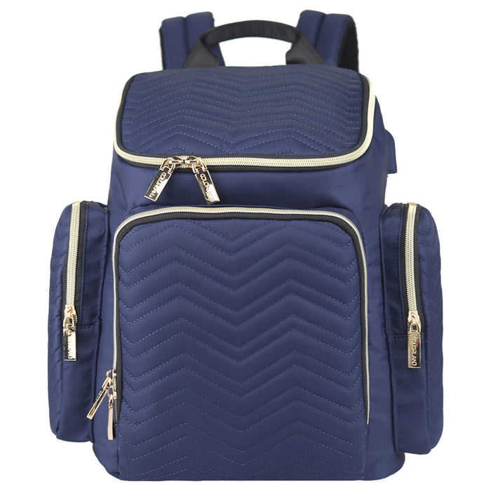 Little Story Georgia Diaper Bag With Changing Pad & Stroller Hooks