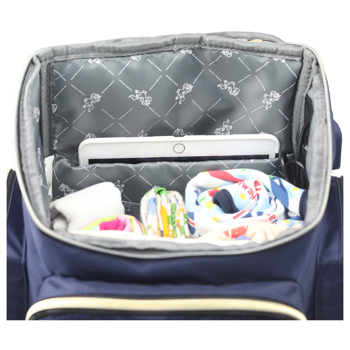 Little Story Georgia Diaper Bag With Changing Pad & Stroller Hooks
