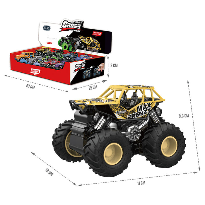 Little Story Inertia Toy Car Set (8 Pcs, 4X4)