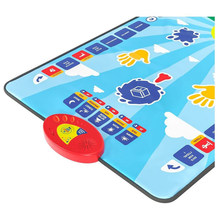 Little Story Kids Islamic Salah/Prayer Learning Mat - Blue