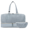 Little Story Luxe Knit Diaper Bag With Clutch