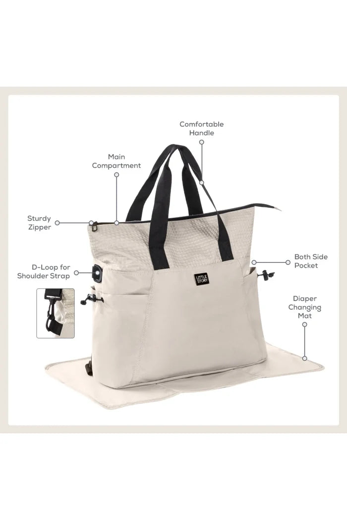Little Story Mommy Diaper Bag With Changing Mat