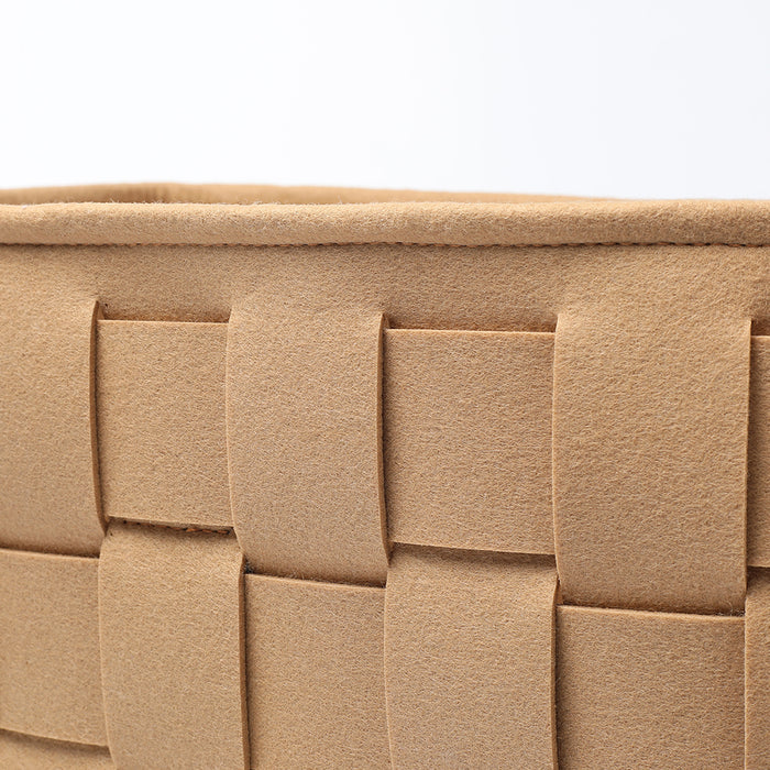 Little Story Multi-Purpose/Laundry Caddy Basket Felt (Khaki)
