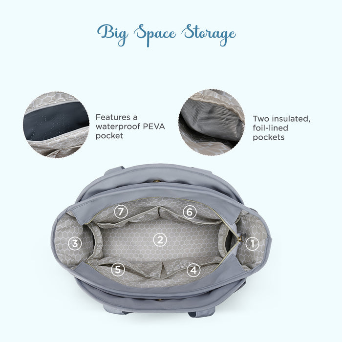 Little Story Nova Tote with Pacifier Pod