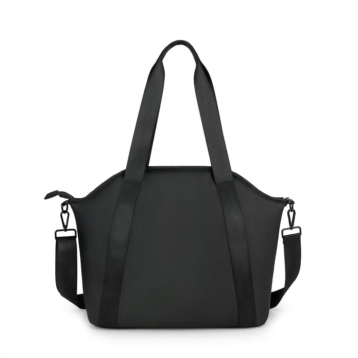 Little Story Onyx Diaper Bag with Stroller Straps (Black)
