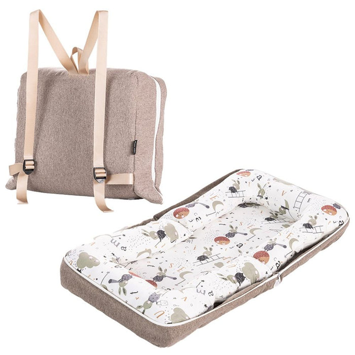 Little Story Portable Baby Nest & Lounger Sleeping Pod (Brown)