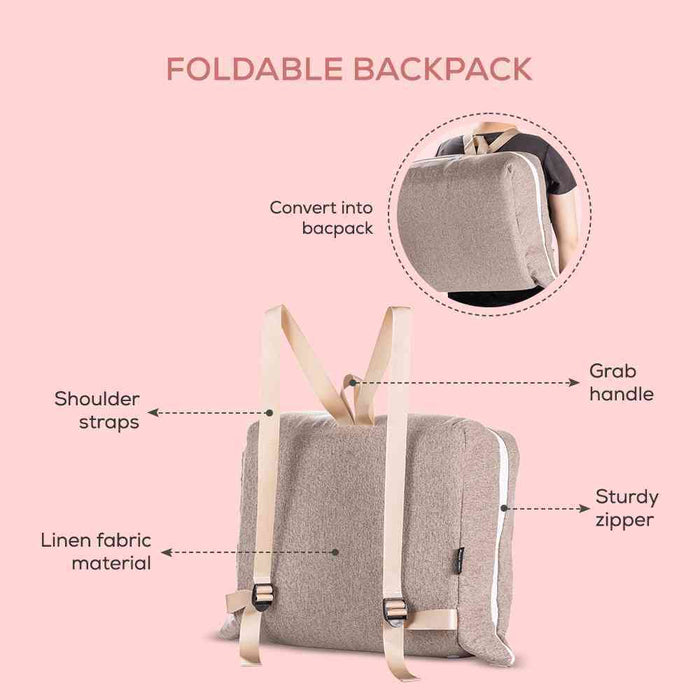 Little Story Portable Baby Nest & Lounger Sleeping Pod (Brown)