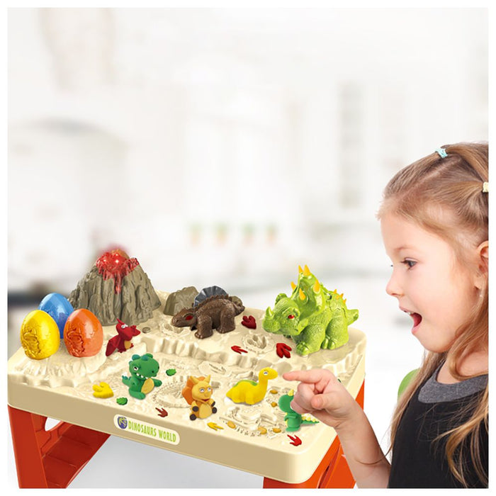Little Story Role Play Dinosaur World Toy Set (17 Pcs)